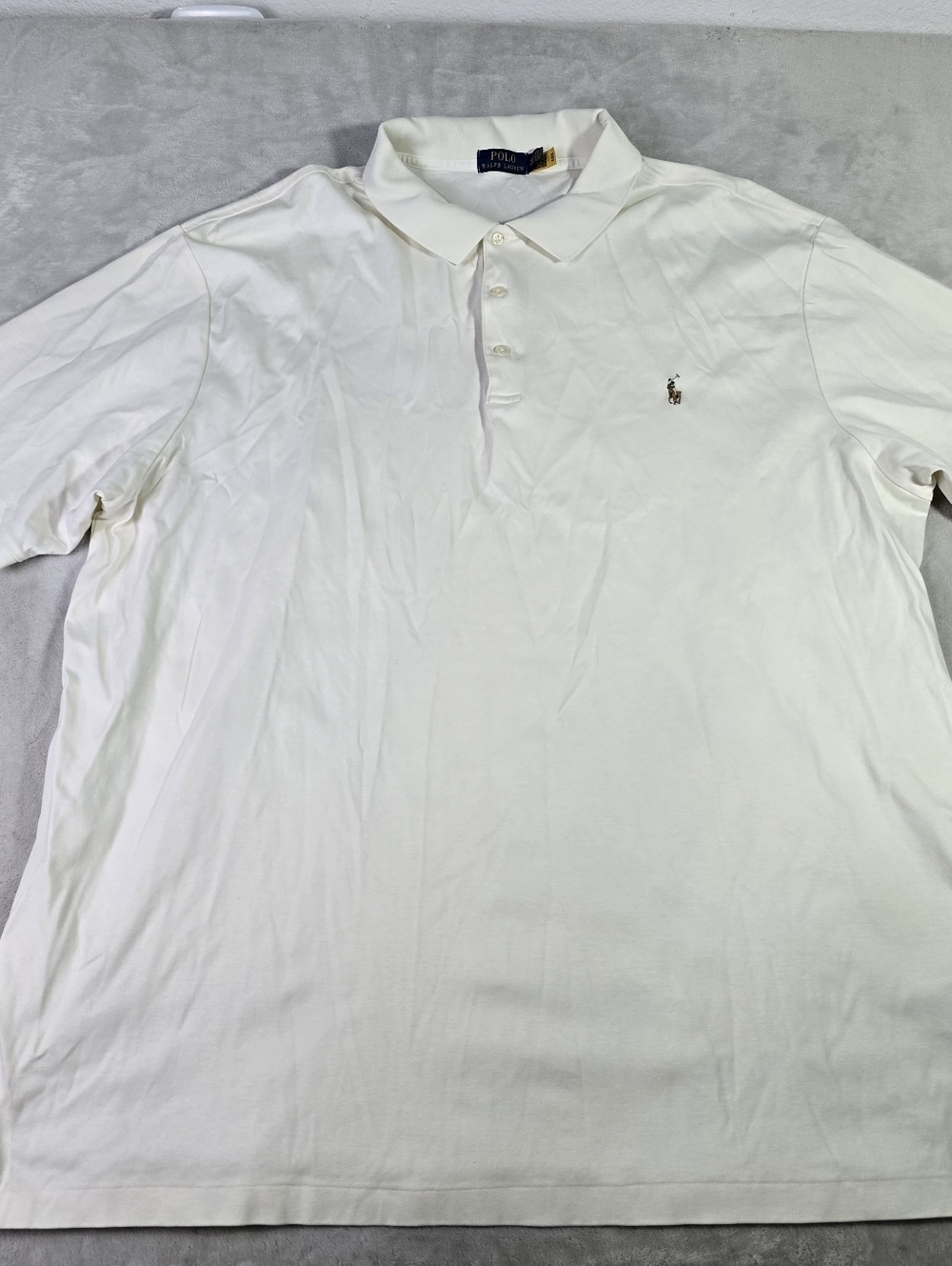 Polo Ralph Lauren Shirt Mens 4XLT Biege Flesh Pony